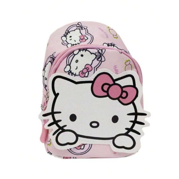 Sanrio Cartoon Pattern Chest Bag Pink Oxford Cloth Baby Bag - Picture 2 of 4
